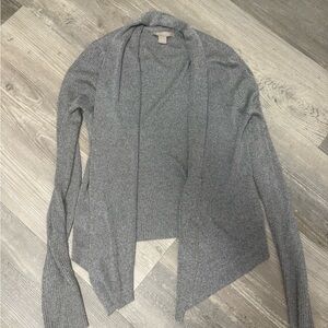 Banana Republic Gray/Silver Women's Cardigan